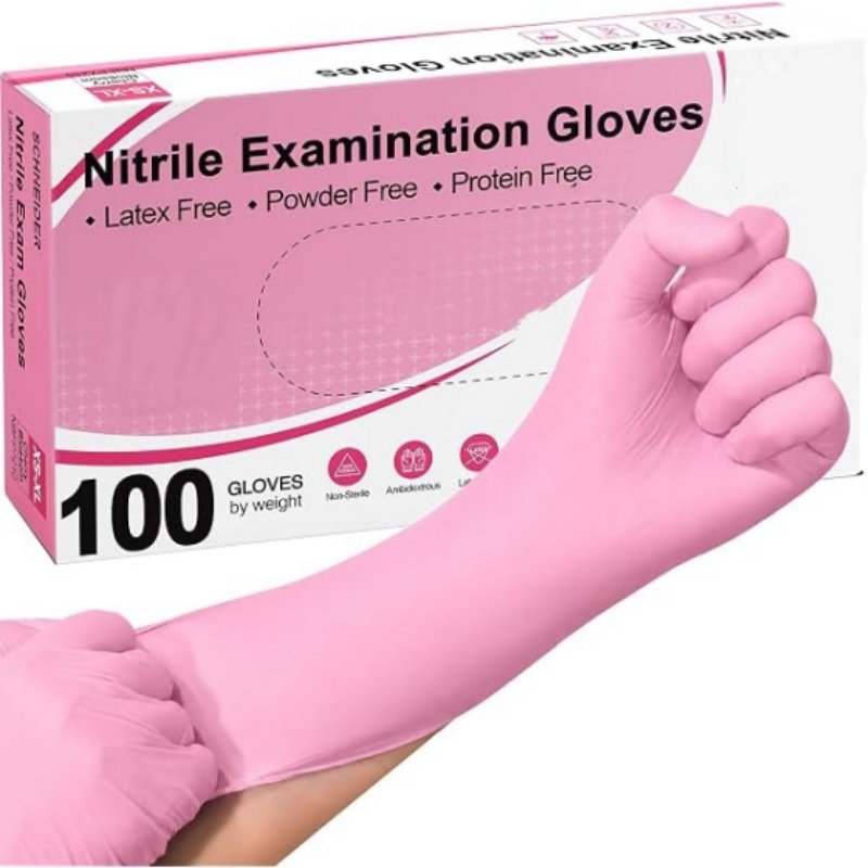 Rubber Glove Cleaning - 100-200PCS Sarung Tangan Nitril Sekali Pakai