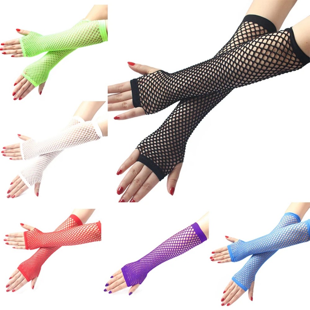Fingerless Glove Knit - Sarung Tangan Panjang Tanpa Jari Motif