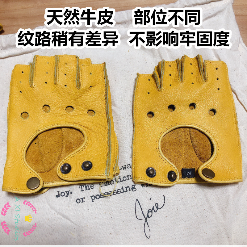 Sarung Tangan Kulit Setengah J - Leather Driving Glove ulasan dan harga