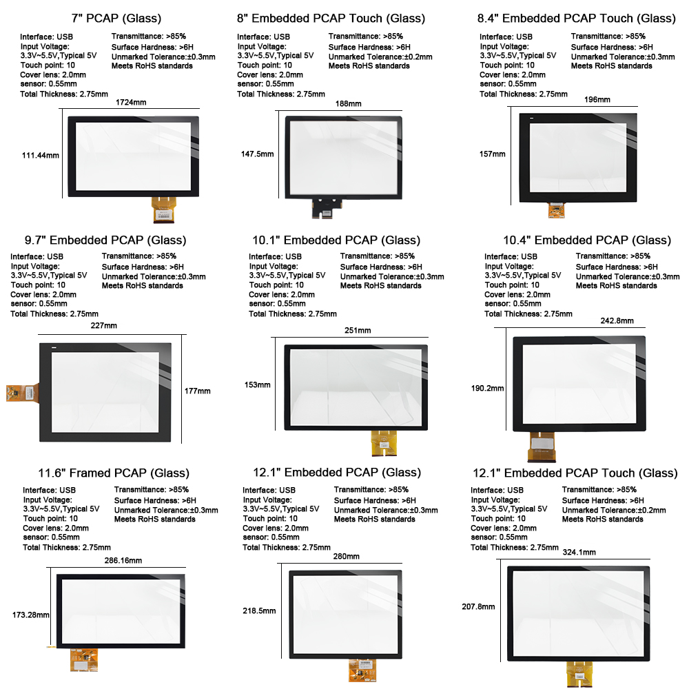 Layar PCAP 19 Inci Panel Senso - Touchscreen Glove Capacitive ulasan dan harga