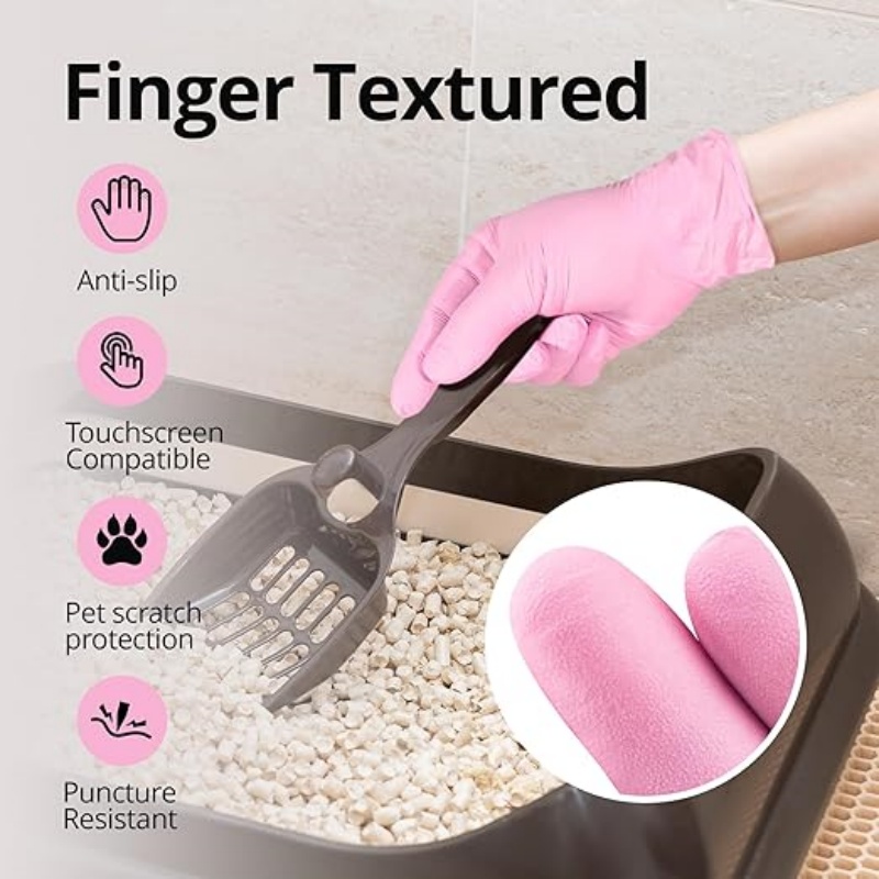 100-200PCS Sarung Tangan Nitri - Rubber Glove Cleaning ulasan dan harga