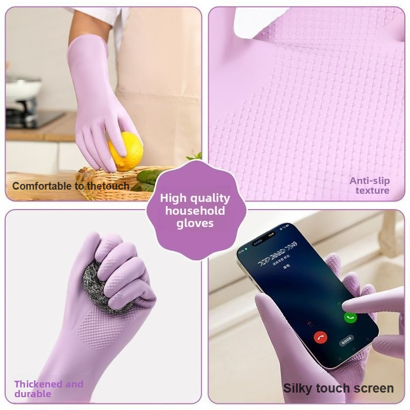 Sarung Tangan Pencuci Piring L - Rubber Glove Cleaning ulasan dan harga