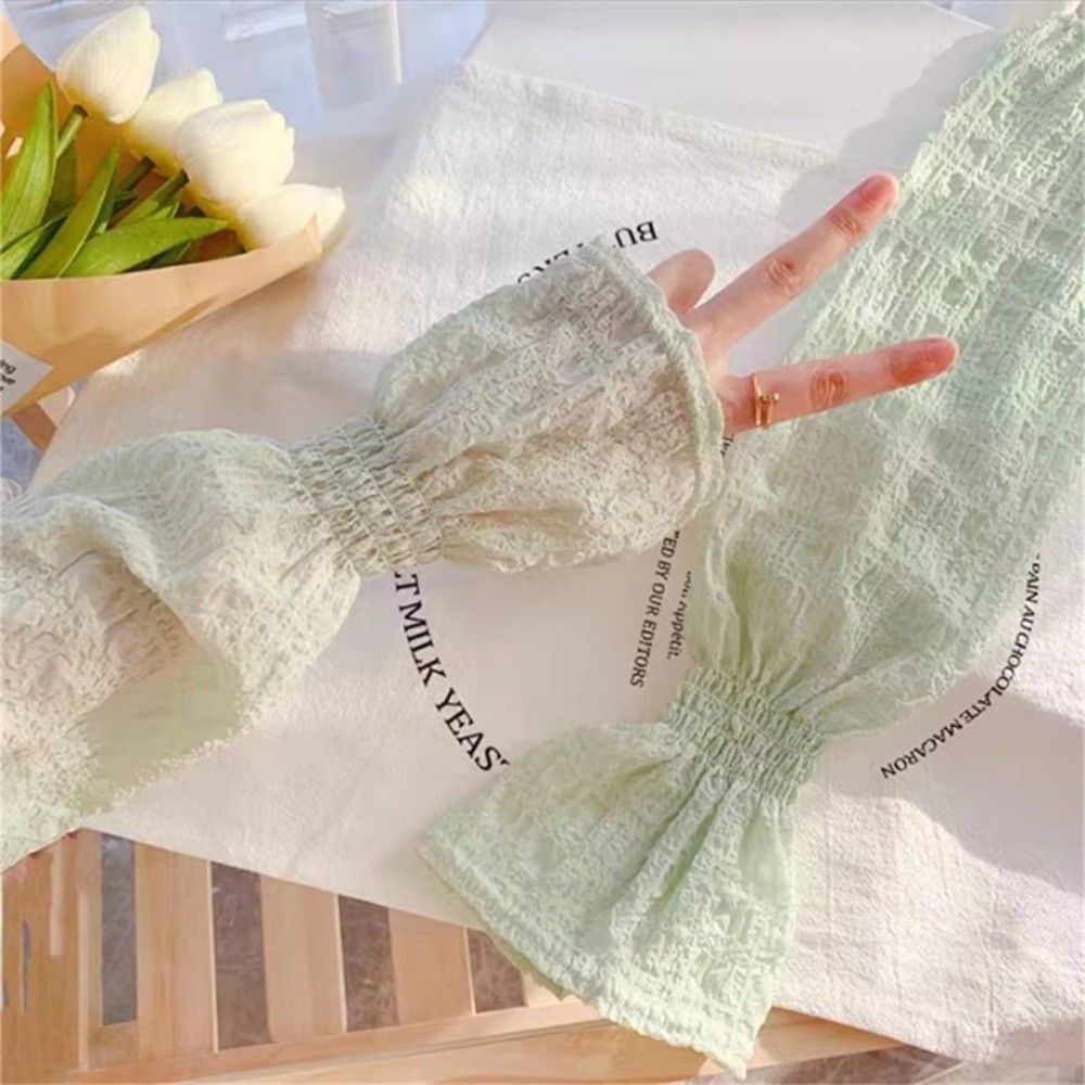 Sarung Tangan Anti-UV Warna So - Fingerless Glove Knit ulasan dan harga