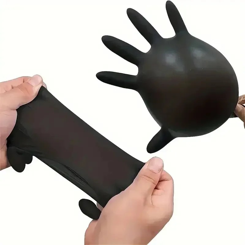 Sarung Tangan Hitam Sekali Pak - Latex Disposable Glove ulasan dan harga